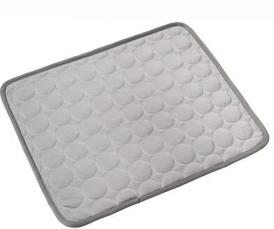Universal Stock Comfort Dog Cooling Mat For Dogs & Cats Breathable Summer Pet Cooling Pad grey