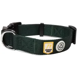 Woolly Wolf - Collar EVERGREEN - 30-45cm (Hund), Halsband + Leine