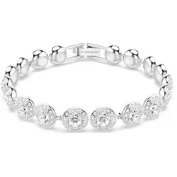 Swarovski  Una Angelic Armband Rundschliff, Weiß, Rhodiniert
