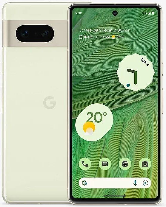 Google Pixel 7   128 GB   Dual-SIM   Lemongrass - Refurbished