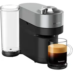 Krups Nespresso-Kapsel-Automat XN930T Nespresso Vertuo Pop Plus titan, Kapselmaschine, Grau