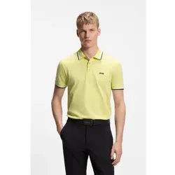 BOSS für Herren. 50469055 Gelbes Polo Paddy (XS), Lässig, Baumwolle, Kurzarm