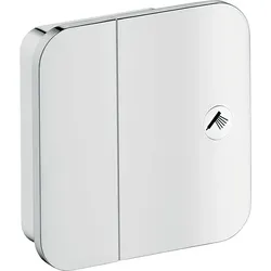 Hansgrohe AXOR One Absperrventil Unterputz, Edelstahl Optic, DN15, 1 Verbraucher