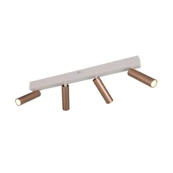 Spotlampe Deckenleuchte Deckenlampe Metall coffee LED SMD Switch Dimmer L 65 cm