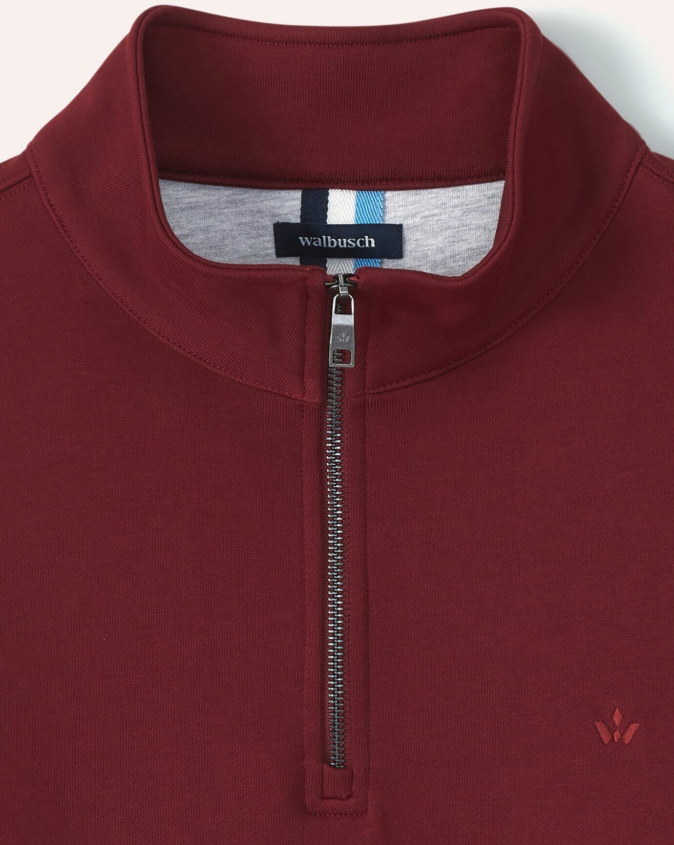 Walbusch Essential Troyer, , Farbe Rot, 54, reine Baumwolle atmungsaktiv Herren