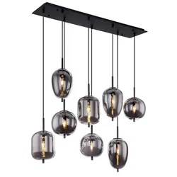 Globo Lighting Hängeleuchte schwarz BLACKY - L/B/H ca. 94.00x34.00x120.00