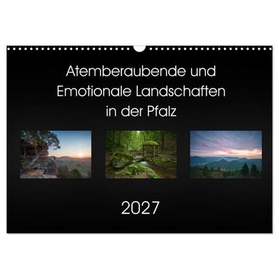 Atemberaubende und Emotionale Landschaften in der Pfalz (Wandkalender 2027 DIN A3 quer), CALVENDO Monatskalender
