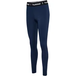 hummel hmlPULSE Mid-Waist Leggings Damen 7459 - dress blues M