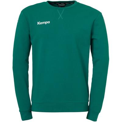 Trainingsshirt KEMPA "Sweatshirt TRAINING TOP", Herren, Gr. M, grün (lagune), Obermaterial: 80% Baumwolle CO. 20% Polyester PES., Shirts