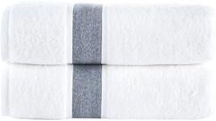 Brooks Brothers Ottoman Rolls 2 pcs Bath Towels