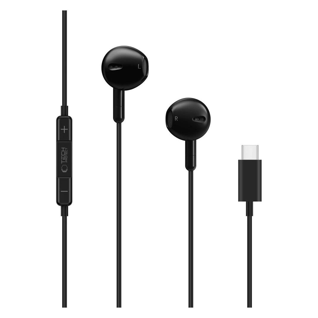 Tech-Protect Słuchawki ULTRABOOST TYPE-C EARPHONE CORE G4 BLACK (Kabelgebunden) (72788160)