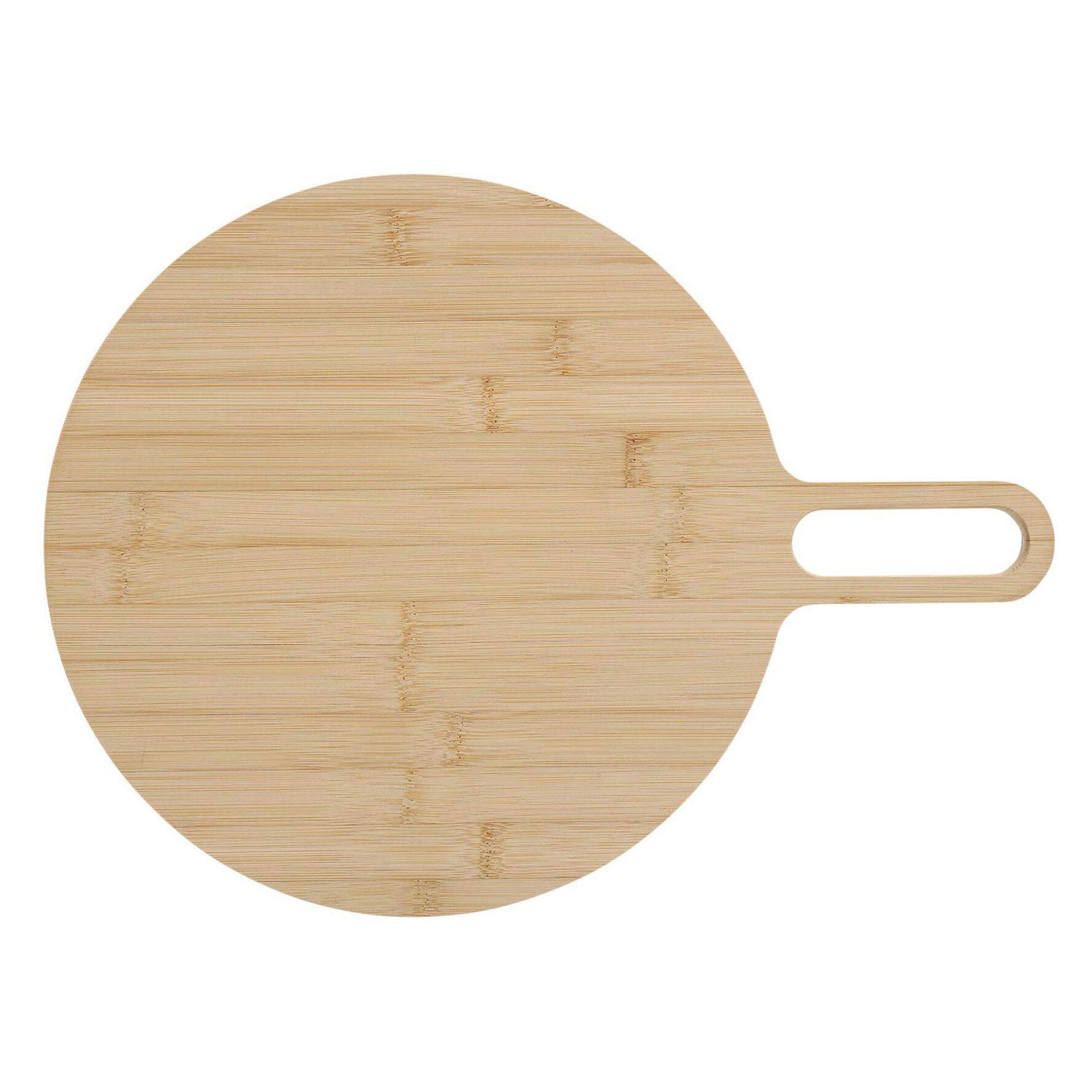 Zeller Present Schneidbrett mit Griff Bambus 40.8x30x1.5 cm (25722-146226.0408)