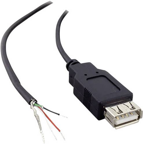 TRU Components USB A Kupplung 2.0 mit offenem Kabelende USB A Kupplung 2.0 1582675 Inhalt