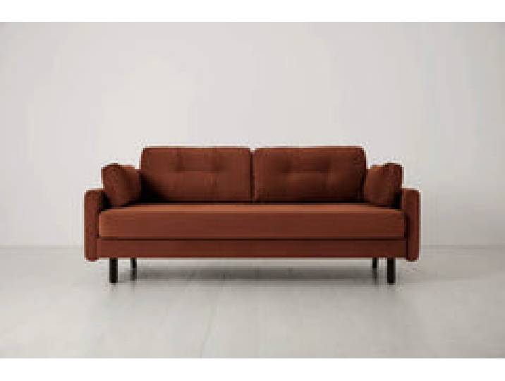 Model 04 Dreisitzer-Schlafsofa, Umbrabraun
