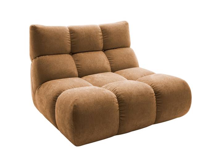 Pure Home Lifestyle Sessel, Cognac, Kunststoff, 112x85x108 cm, Fussart wählbar, Stoffauswahl, erweiterbar (Typenauswahl), Sitzfläche 360° drehbar, Wohnzimmer, Sessel, Sessel