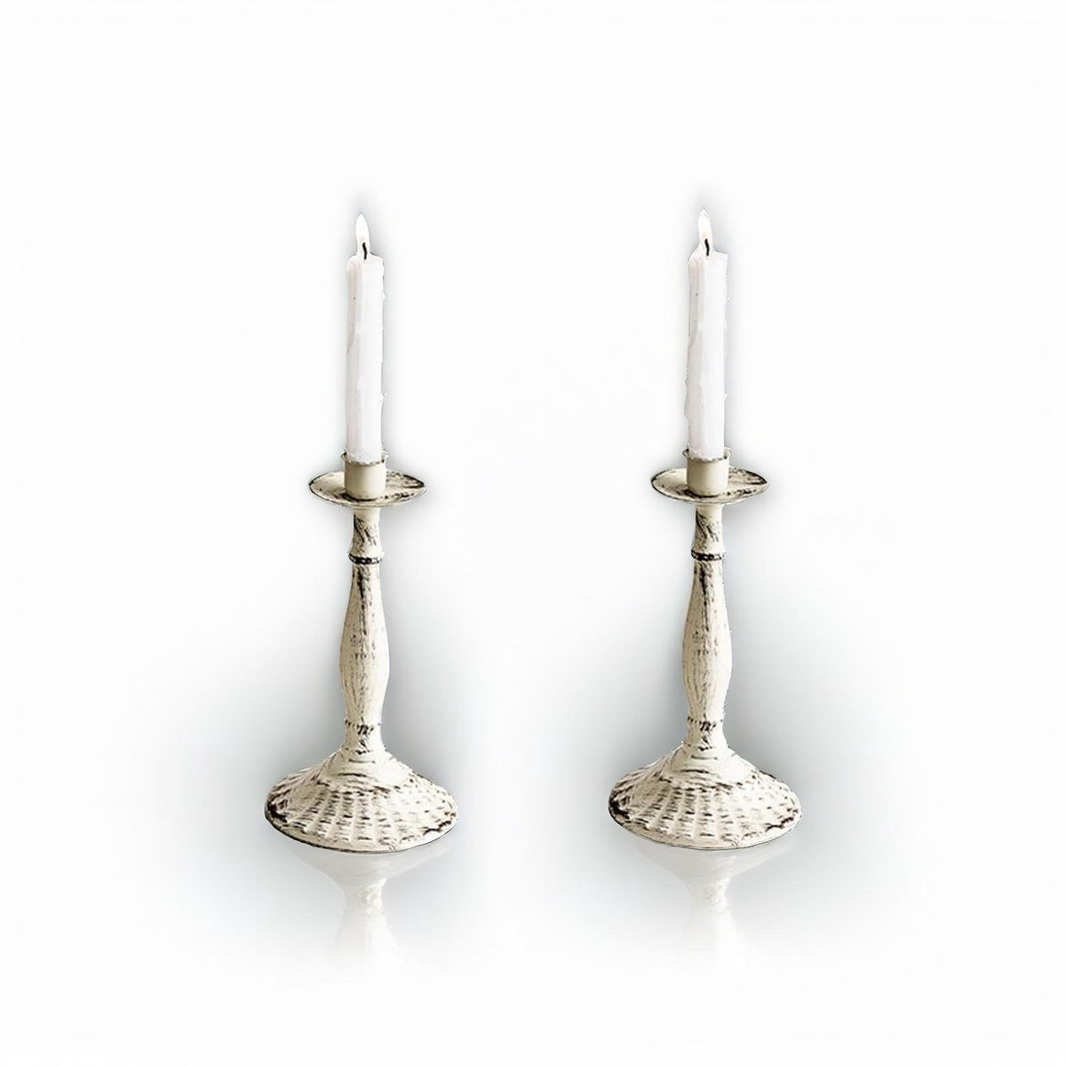 Allecto Vintage Kaarshouder - Rustieke Decoratieve Kaarsenhouder