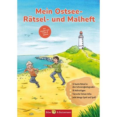 Mein Ostsee-Rätsel- und Malheft, Geheftet von Stephanie Mansour, Kinderbuchverlag Biber & Butzemann, 978-3-95916-149-7
