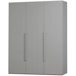 DREHTÜRENSCHRANK Rens, Grau B: 165 cm