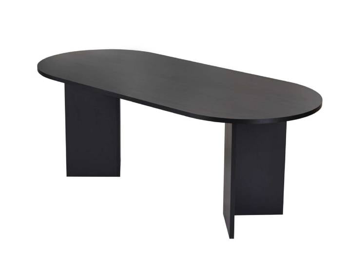 Table repas en bois marron 200 x 90 x 75 cm