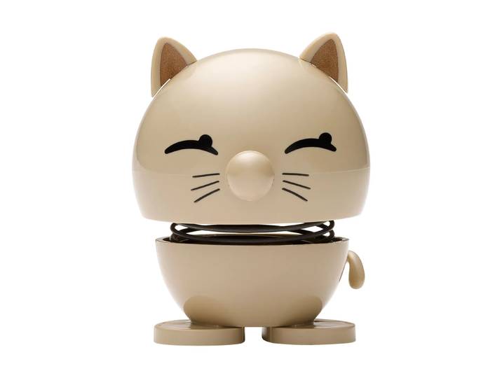 Hoptimist Hoptimist Cat figuur 7,3 cm Latte