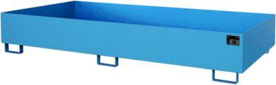 Regalwanne Typ RW/RW 2700-2, ohne Gitterrost, blau RAL5012