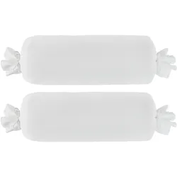 Kissenhülle Basic Weiß, 2 Stück