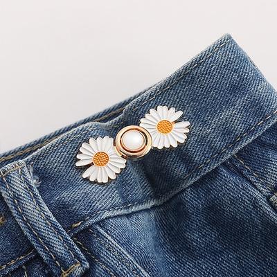 4-teiliges verstellbares Hosenbundwunder: Deluxe-Schnallenstift zum Zuschneiden von Hosen Kleider, werten Sie Ihr Outfit mit präziser Passform auf Stil