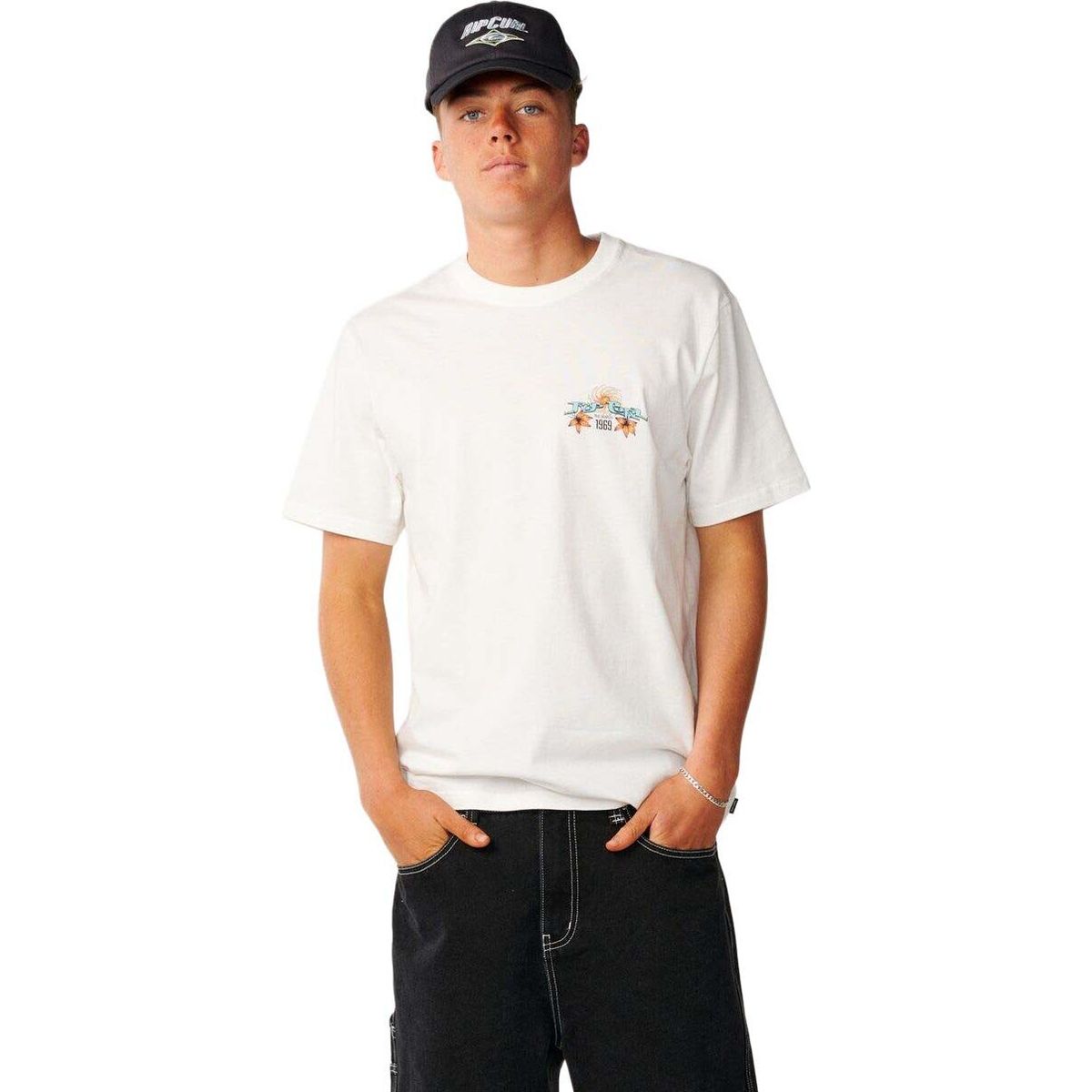 RipCurl Hazed & Tubed Tee bone (3021) L 131MTE-3021-L