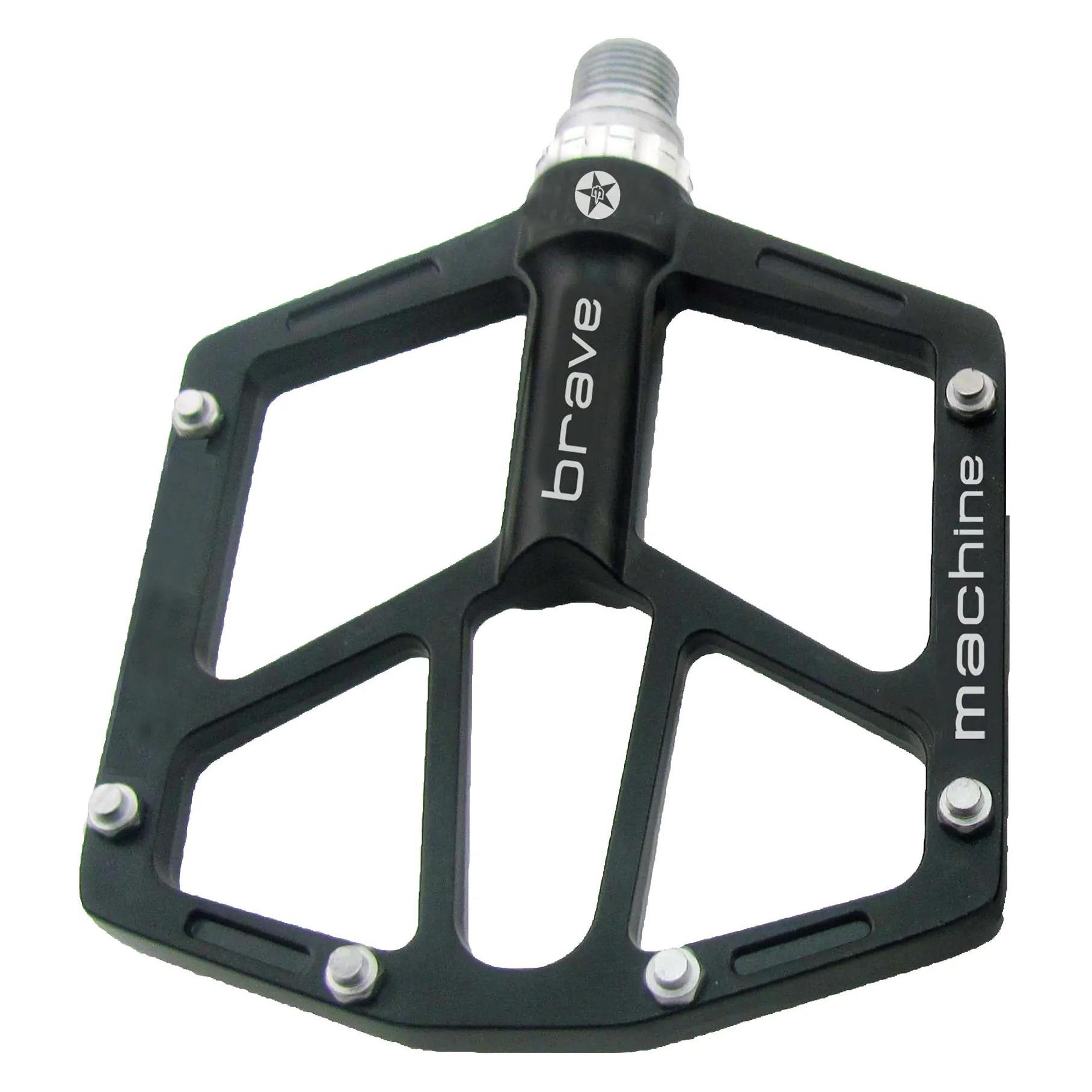 Brave Classics Brave Mach.Ped. Superthin Cnc Plattform Schwarz (BMPD70BK)