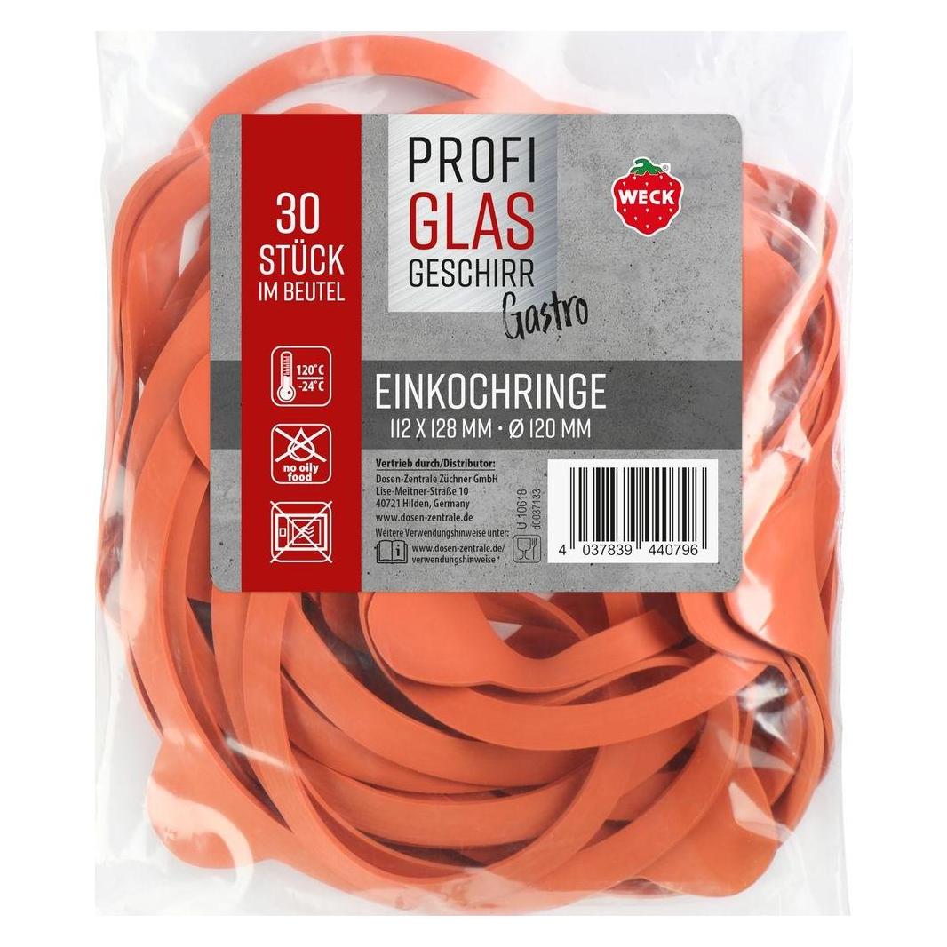 Weck Gummiringe Gastropack 30 Stück 112x128 mm (30 Stk.) (76136-134972.1000)
