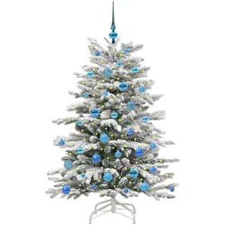 vidaXL, Weihnachtsbaum, Paul (mit LEDs und blauen Kugeln) (150 cm)
