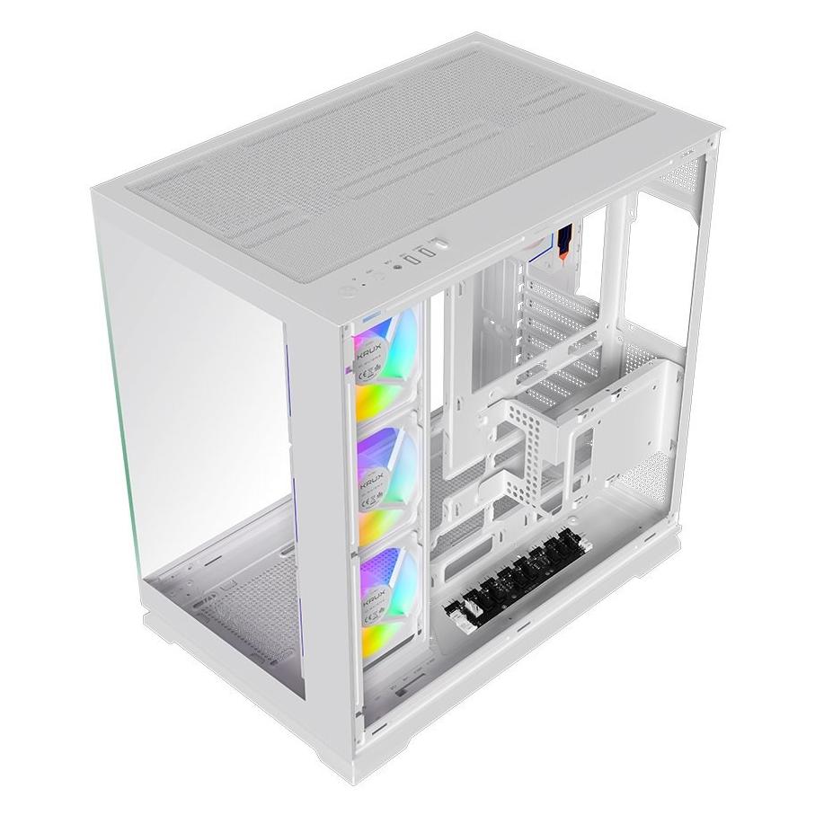 Krux Obudowa obudowa Atron White (ATX, mATX, Mini-ITX) (KRXD018)