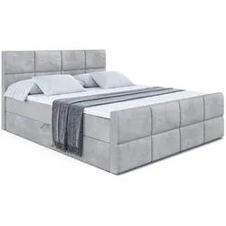 BOXBETT ARDENI-Z - 120x200 cm - H4 - Hellgrau