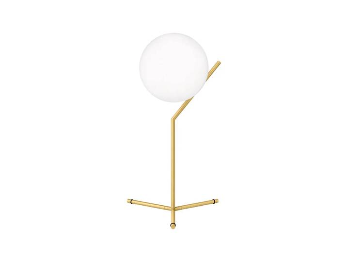Flos IC Lights T1 High Tischleuchte Messing gebürstet-opalglas