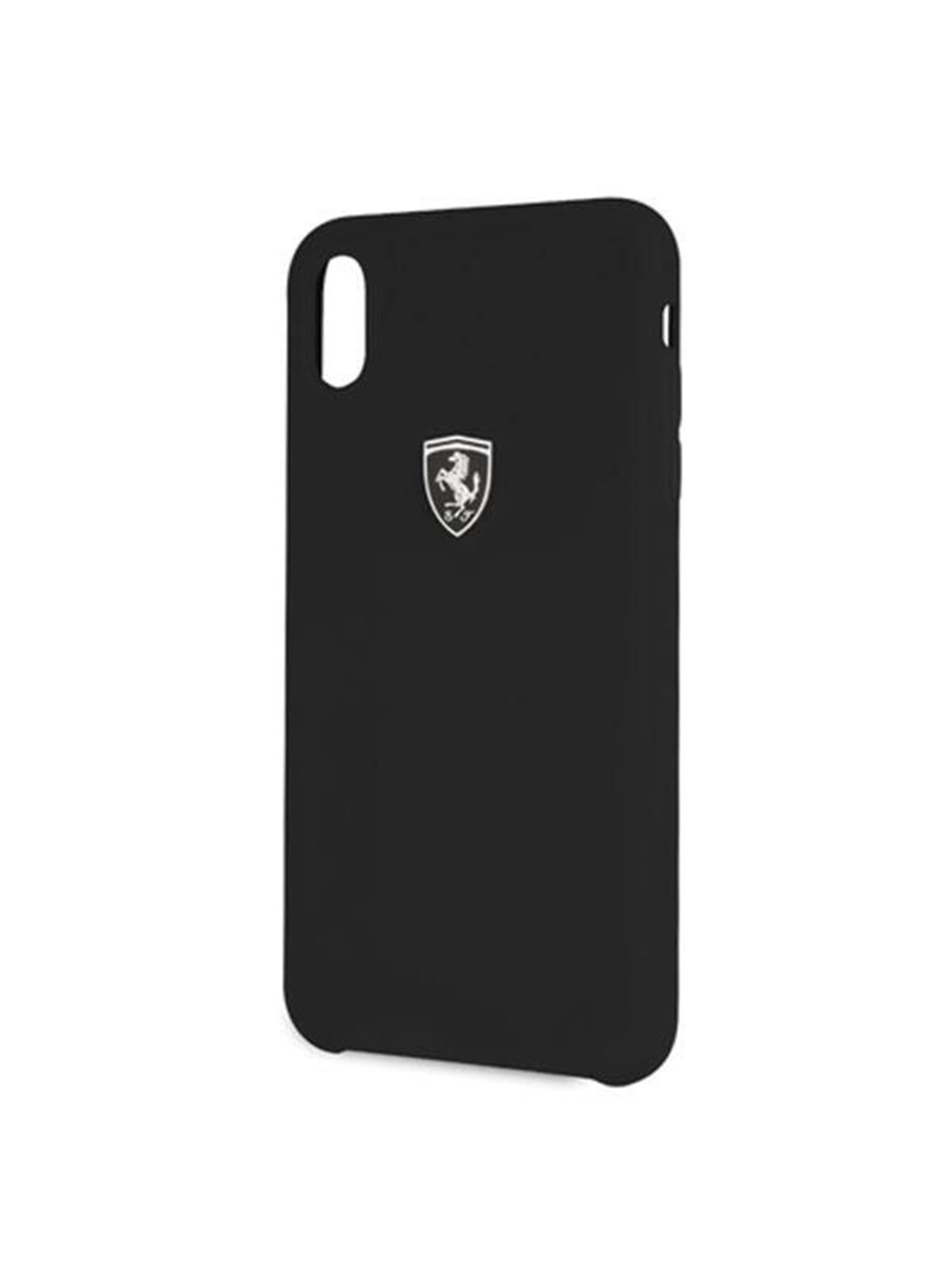 Ferrari Silicone Off Track Case for iPhone Xs Max - Black