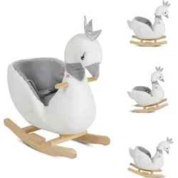 Moni Schaukeltier Schwan aus Holz Musik