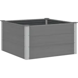 vidaXL Garten-Hochbeet WPC 100 x 100 x 54 cm Grau