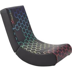 X Rocker Siège de jeu pliable Video Rocker Neo Hex Edition, Gaming Stuhl, Schwarz