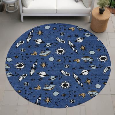 Addison Rugs Machine Washable Indoor/ Outdoor Spaceship Chantille Rug