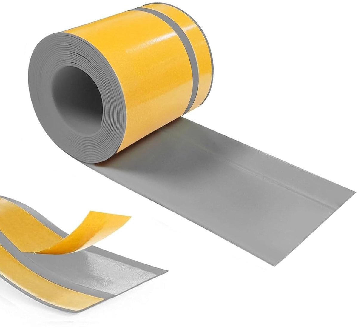 Zelfklevende flexibele PVC plinten voor keuken en badkamer, waterbestendig, 50 x 20 mm
