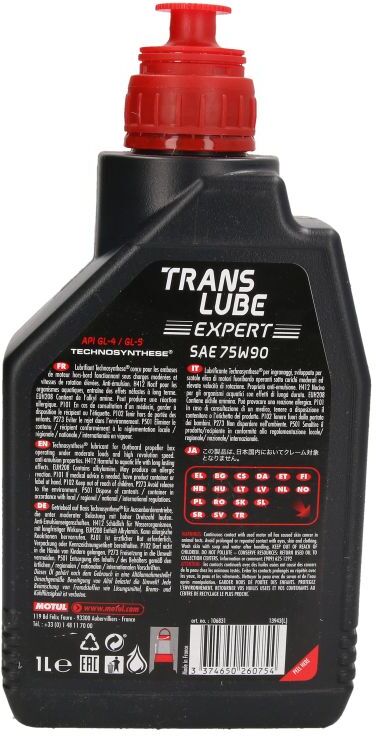 Getriebeöl MOTUL 108860 Translube Expert 75W90 1L