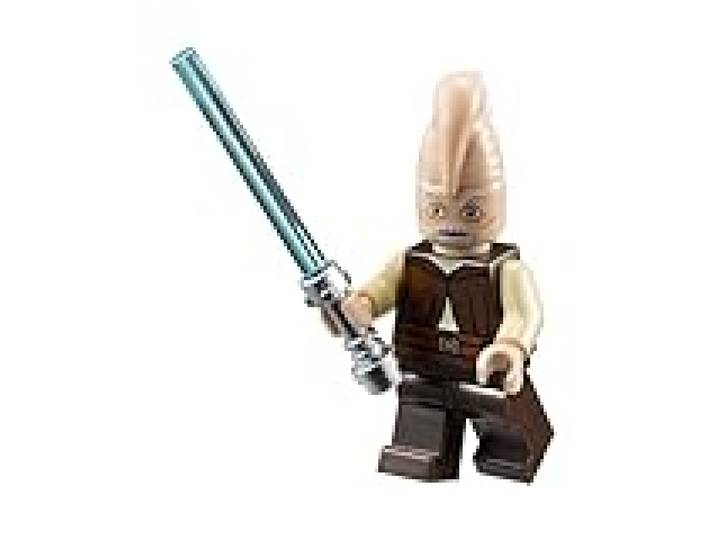 Ki-Adi Mundi ~ Figurine LEGO Star Wars avec sabre laser bleu