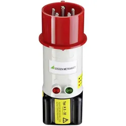 Gossen Messadapter CEE-Stecker 32 A 5, Messtechnik, Mehrfarbig