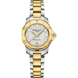 Certina DS Action Lady 29mm C032.951.22.031.01 - sparkling white,silber-gold - 29mm