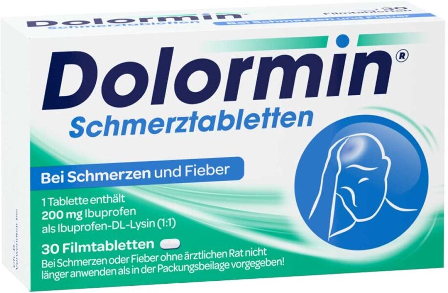 Dolormin Schmerztabletten mit 200 mg Ibuprofen