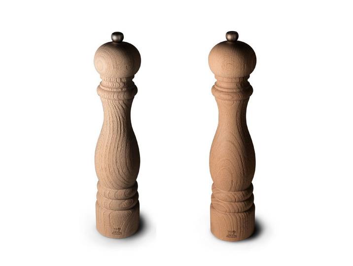 PEUGEOT Salz-/Pfeffermühle 30cm Buchenholz Stahlmahlwerk Pfeffermühle Salzmühle PARIS Manuell