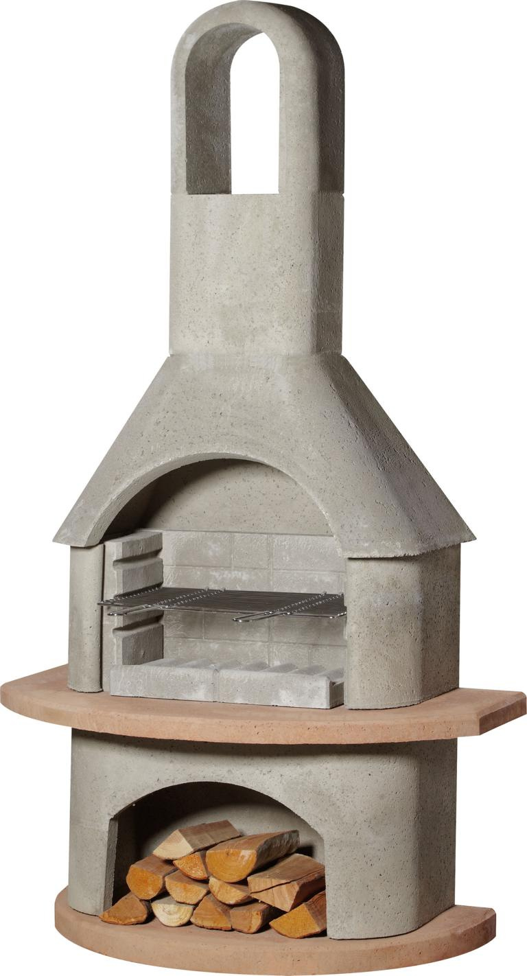 BUSCHBECK Grillkamin Carmen, natur H203xB110xT65cm, 440 kg 08294414