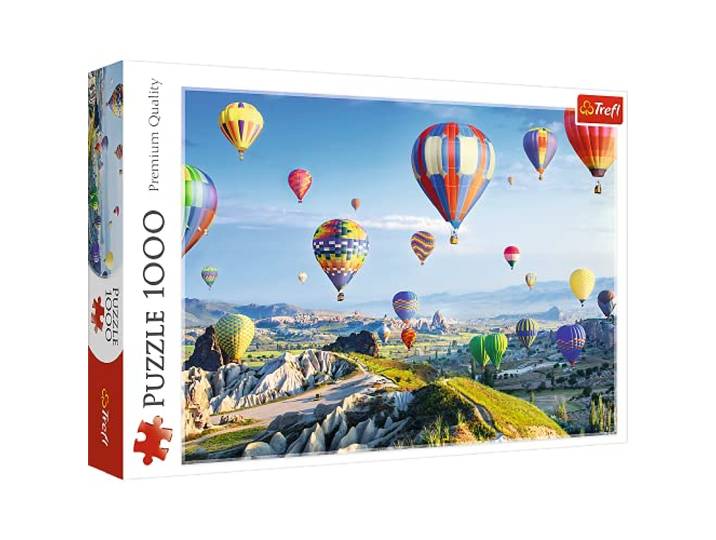 Trefl - Cappadocia Uitzicht puzzel - 1000 stukjes, Turkije, Vliegende Ballonnen, Foto met Ballonnen, Ballonvlucht, Doe-het-zelf puzzel, Creatief Spelen, Cadeau, Plezier, Klassieke Puzzels