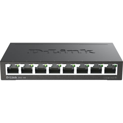 D-Link DGS-108/E 8-Port unmanaged Gigabit Switch