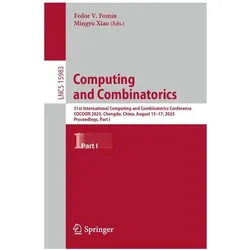 Computing and Combinatorics, Fachbücher von Fedor V. Fomin, Mingyu Xiao